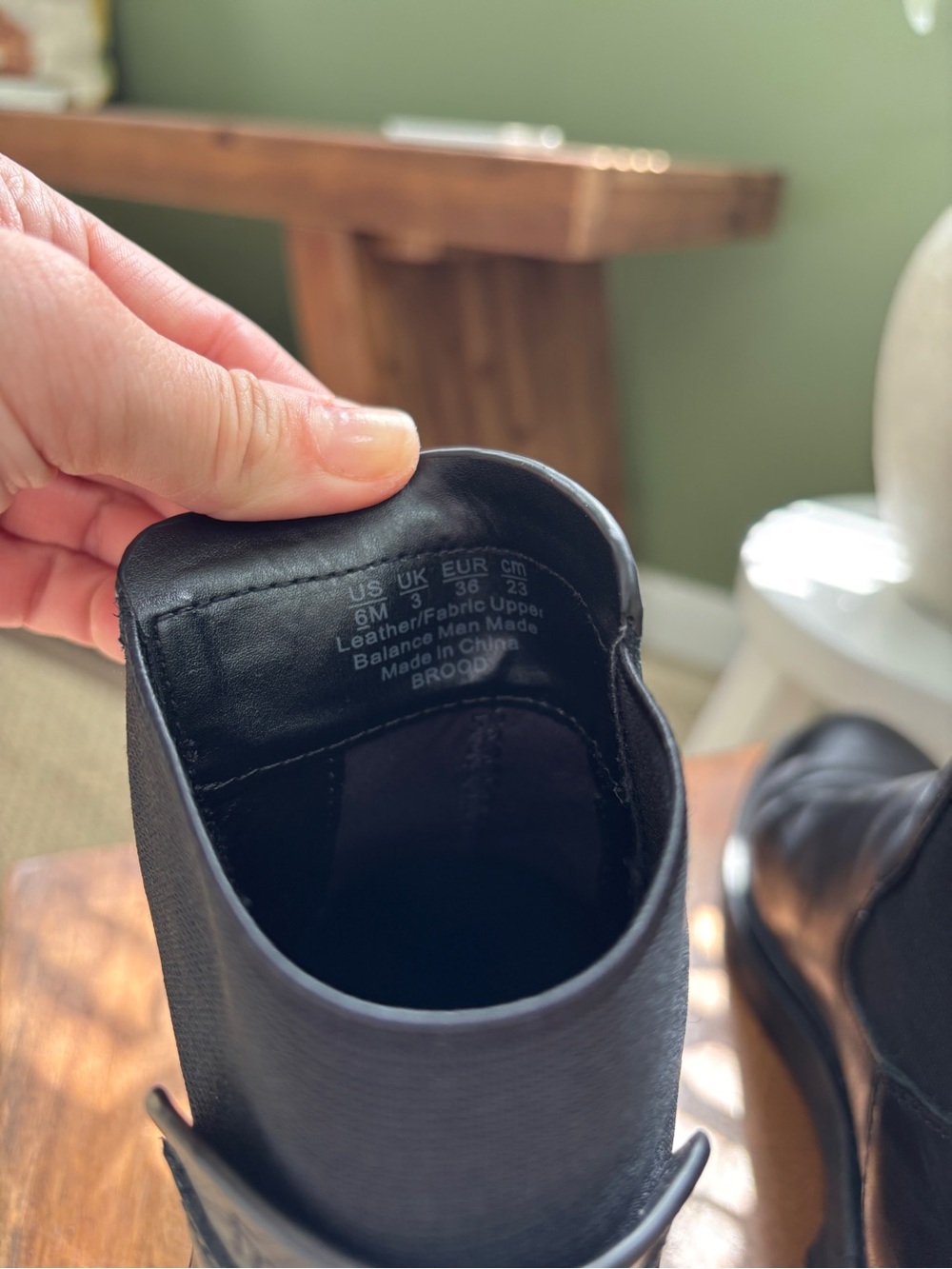 Franco Sarto Black Leather Ankle Boots - Picture 7 of 10